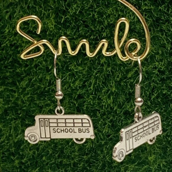 Bus Driver Earring, Bus Earring, School Earring, Teacher Earring, Gift Idea - Picture 4 of 5